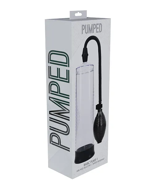 Shots America LLC Male Sex Toys Shots Pumped Basic Pump 1 Water Resistant Penis Pump Shots America LLC Male Sex Toys Shots Pumped Basic Pump 1 Water Resistant Penis Pump