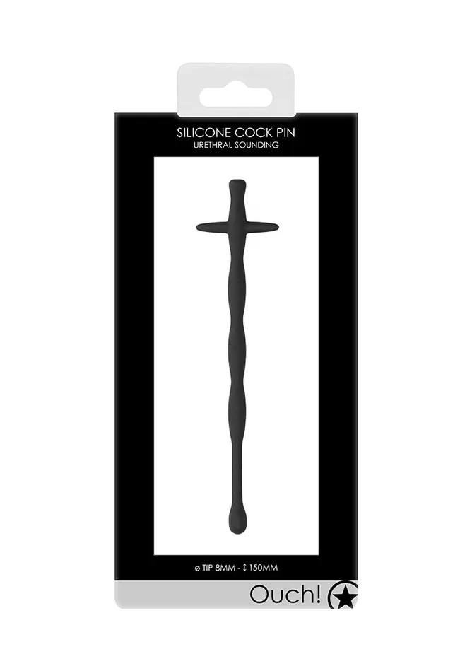 Shots America Male Sex Toys Urethral Sounding Silicone Cock Pin
