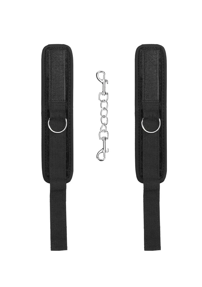 Shots America Male Sex Toys Velvet Velcro Adjustable Handcuffs