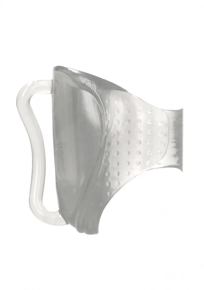 Shots America No 71 Vibrating Masturbator Translucent Male Sex Toys