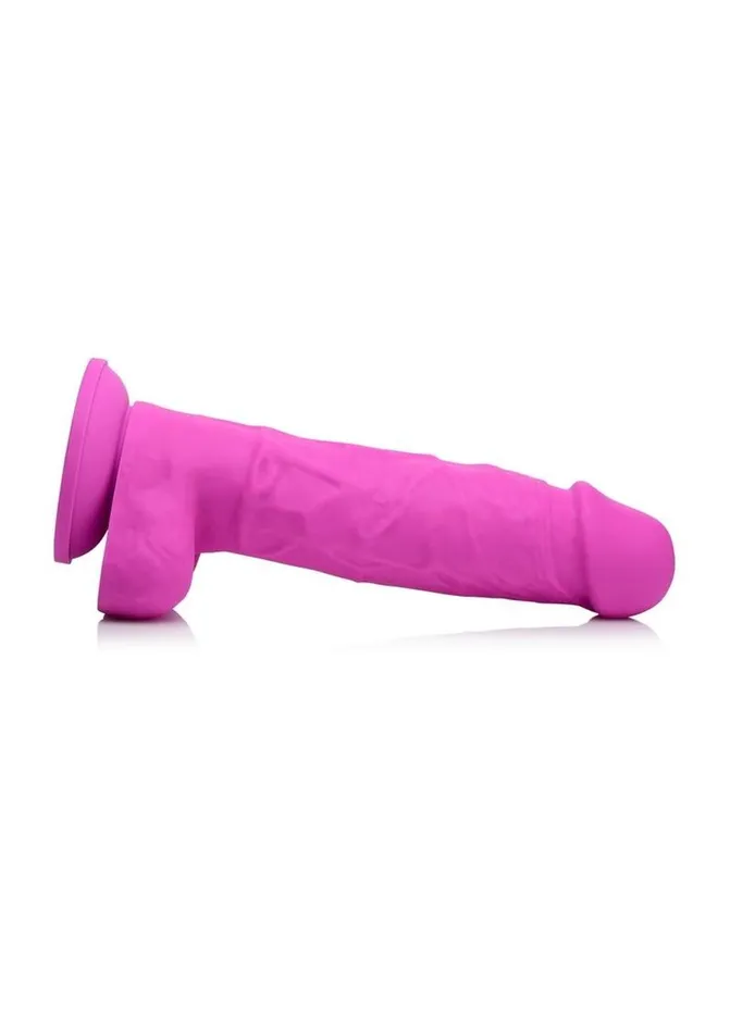 Strap U Power Pecker Silicone 7in Dildo with Balls STRAP U Female Sex Toys Strap U Power Pecker Silicone 7in Dildo with Balls STRAP U Female Sex Toys