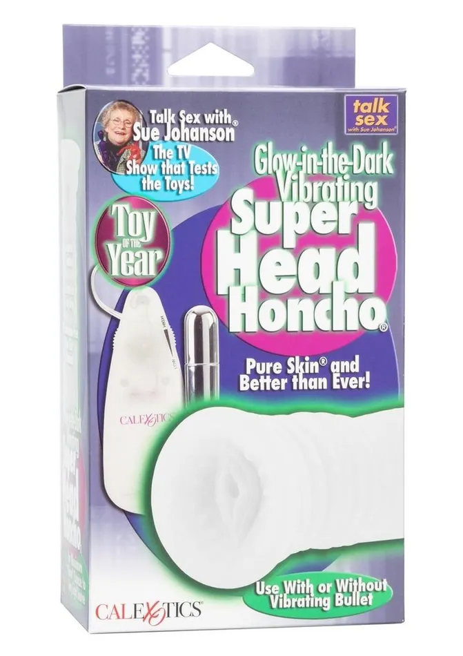 Sue Johanson Glow In The Dark Vibrating Super Head Honcho Masturbator Sue Johansons Royal Toy Line Male Sex Toys Sue Johanson Glow In The Dark Vibrating Super Head Honcho Masturbator Sue Johansons Royal Toy Line Male Sex Toys