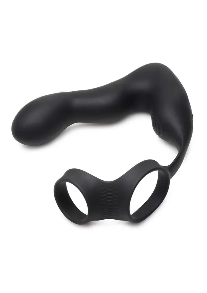 SWELL Male Sex Toys Swell Rechargeable Silicone Inflatable 10x Vibrating Prostate Plug with Cock and Ball Ring and Remote Control SWELL Male Sex Toys Swell Rechargeable Silicone Inflatable 10x Vibrating Prostate Plug with Cock and Ball Ring and Remote Control