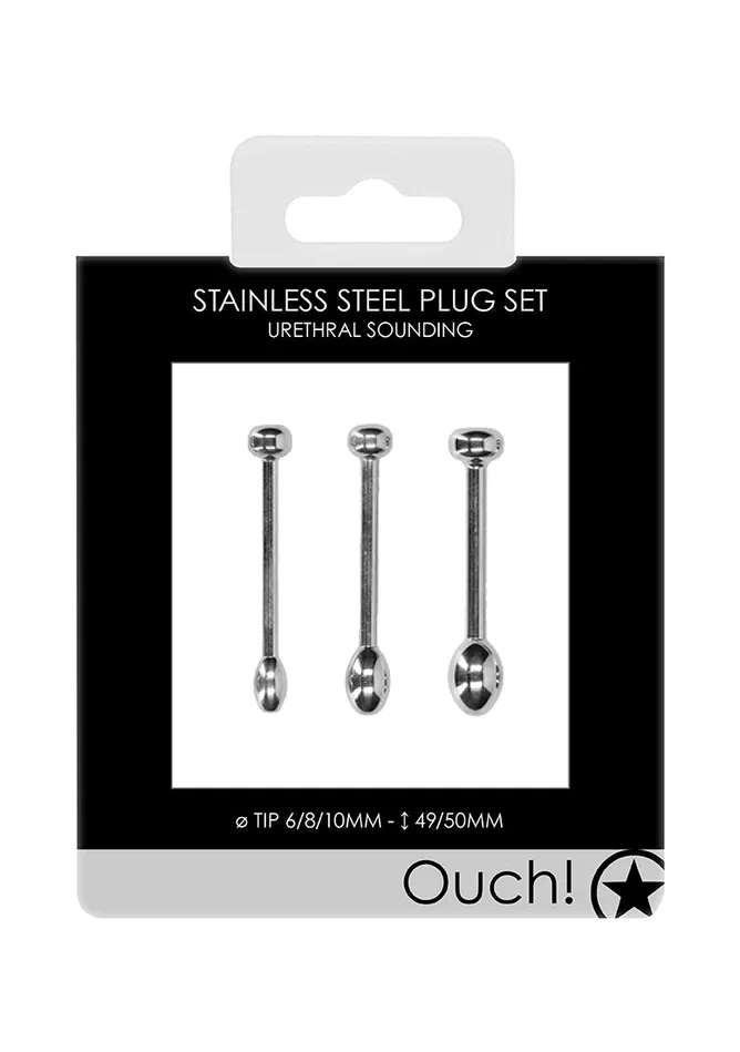 Urethral Sounding Metal Plug Set Shots America Male Sex Toys