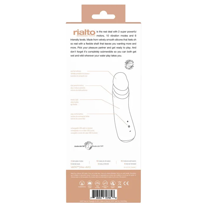 VeDO Vibrators VeDO Rialto Vibrator Vanilla