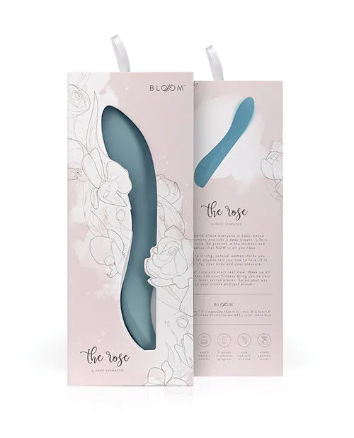 Vibrators Bloom The Rose Gspot Vibrator Teal Onedc