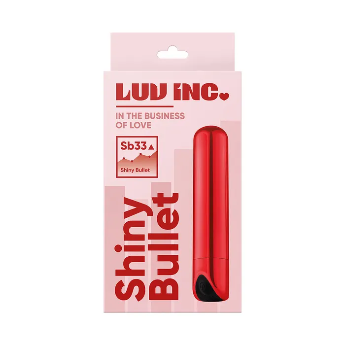 Vibrators Luv Inc Shiny Bullet Red Luv Inc