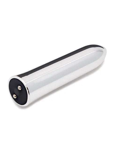 Vibrators Novel Creations Usa INC Nu Sensuelle Point Rechargeable Bullet Silver