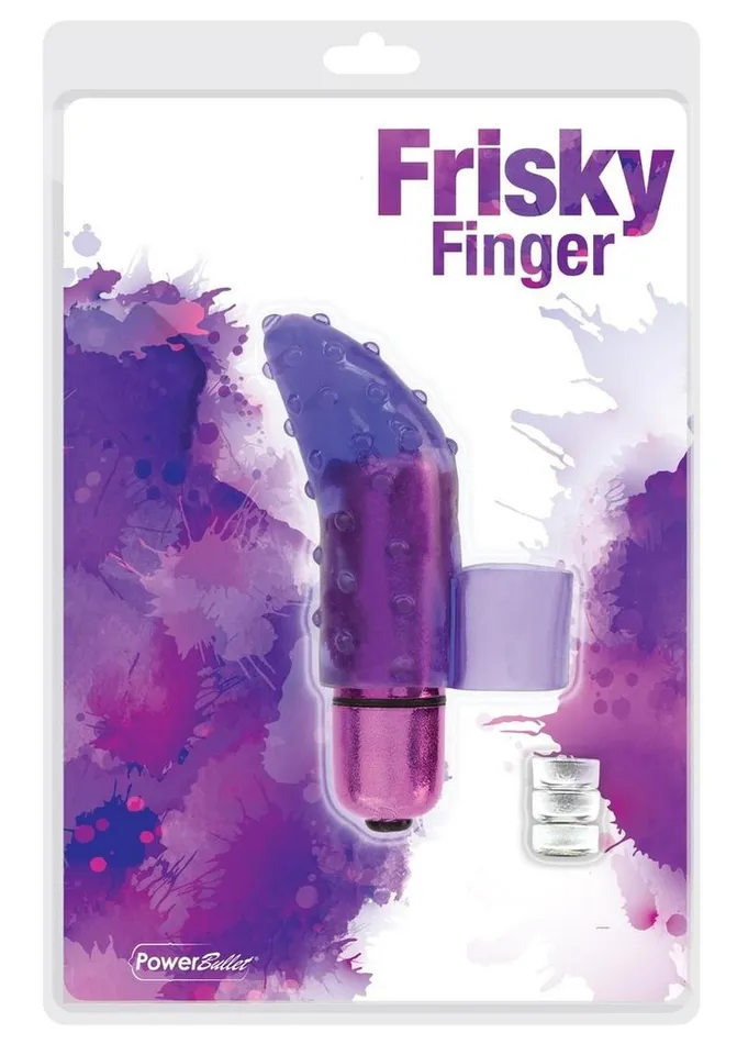 Vibrators Powerbullet Powerbullet Frisky Finger Multi Speed Water Resistant Vibrators Powerbullet Powerbullet Frisky Finger Multi Speed Water Resistant