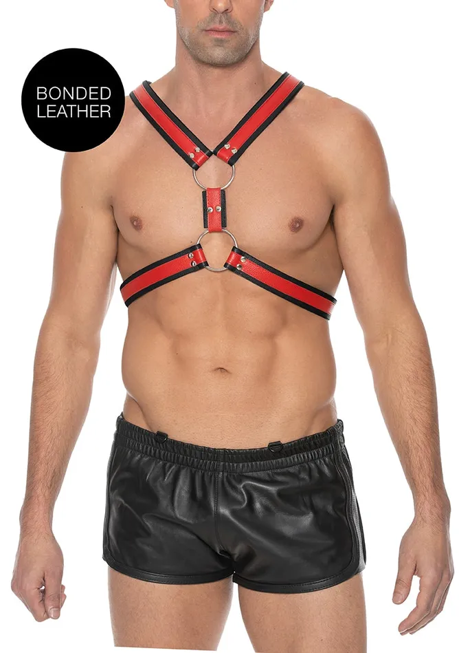 Vibrators Shots America Scottish Harness Lxl Red
