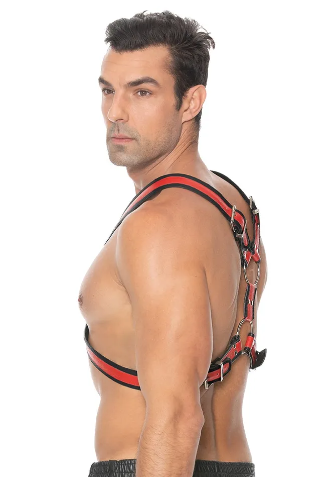 Vibrators Shots America Scottish Harness Lxl Red