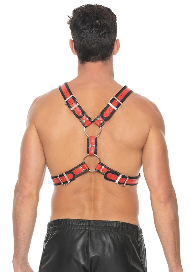 Vibrators Shots America Scottish Harness Lxl Red