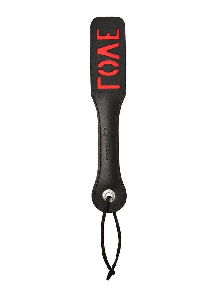 Vibrators Sportsheets Sportsheets Leather Love Impression Paddle