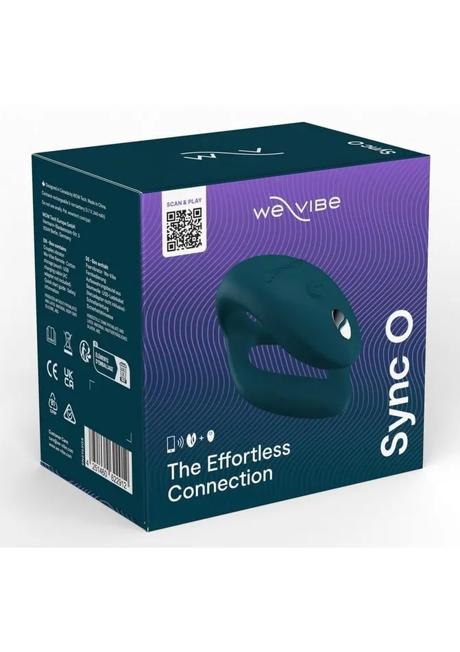 WeVibe Sync O Rechargeable Silicone Couples Vibrator with Remote Control Velvet WeVibe Female Sex Toys WeVibe Sync O Rechargeable Silicone Couples Vibrator with Remote Control Velvet WeVibe Female Sex Toys