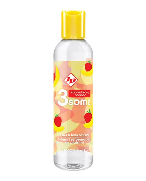 Westridge Laboratories Lubricants ID 3some 3 In 1 Lubricant 4 oz Strawberry Banana Westridge Laboratories Lubricants ID 3some 3 In 1 Lubricant 4 oz Strawberry Banana