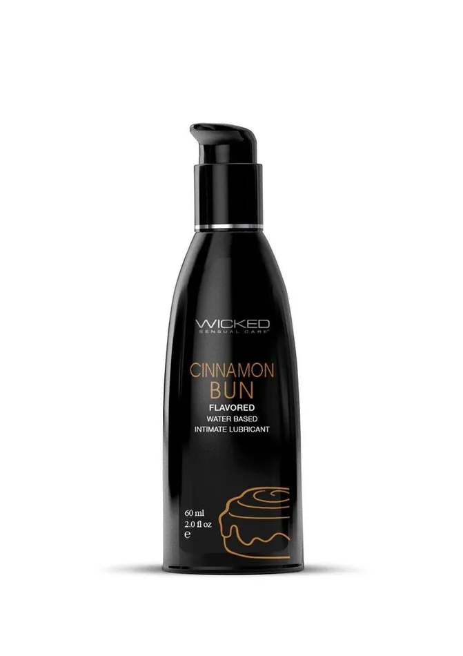 Wicked Aqua Lubricants Wicked Aqua Water Based Flavored Lubricant Cinnamon Bun