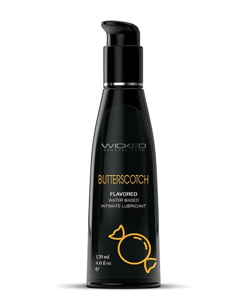 Wicked Sensual Care Lubricants Wicked Sensual Care Aqua Water Based Lubricant 4 oz Butterscotch Wicked Sensual Care Lubricants Wicked Sensual Care Aqua Water Based Lubricant 4 oz Butterscotch