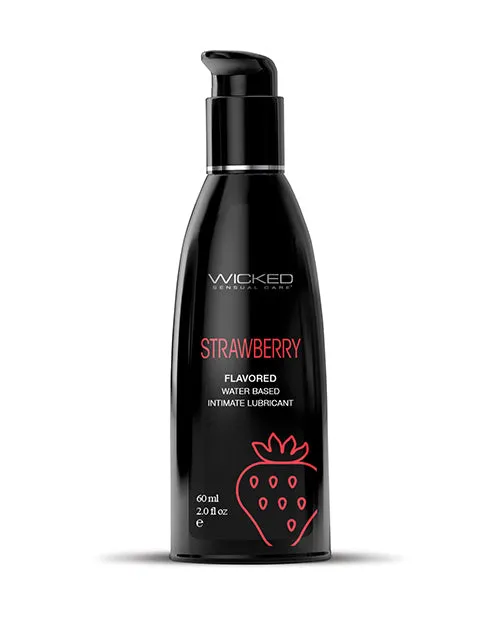 Wicked Sensual Care Wicked Sensual Care Water Based Lubricant 2 oz Strawberry Lubricants