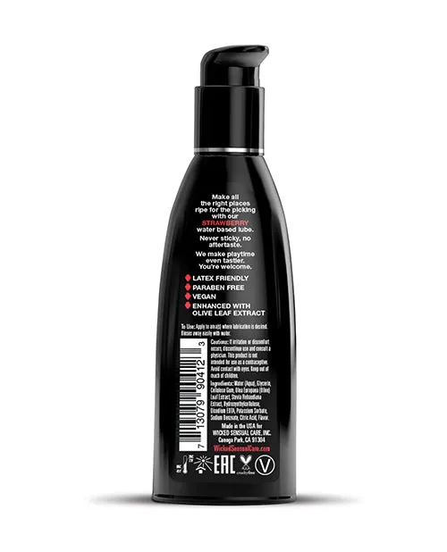 Wicked Sensual Care Wicked Sensual Care Water Based Lubricant 2 oz Strawberry Lubricants